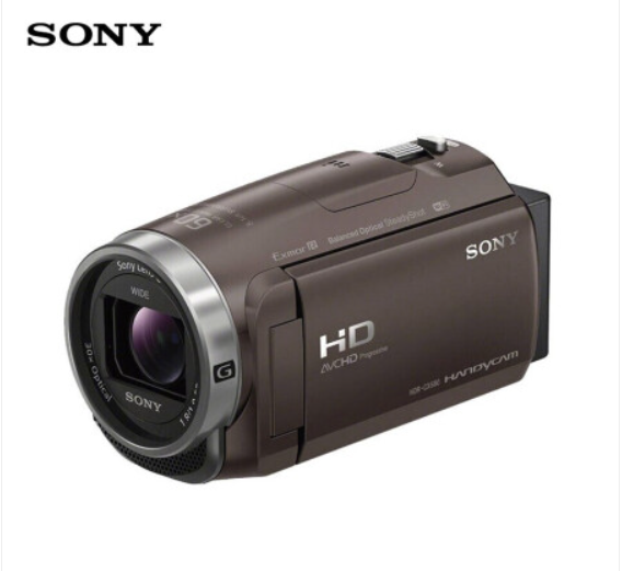 索尼（SONY）HDR-CX680 高清数码摄像机 5轴防抖 30倍光学变焦（棕色） DV/摄影/录像
