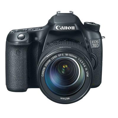 佳能(CANON) EOS-70D 照相机单反套机18-55mm镜头（主机+64G+相机包）